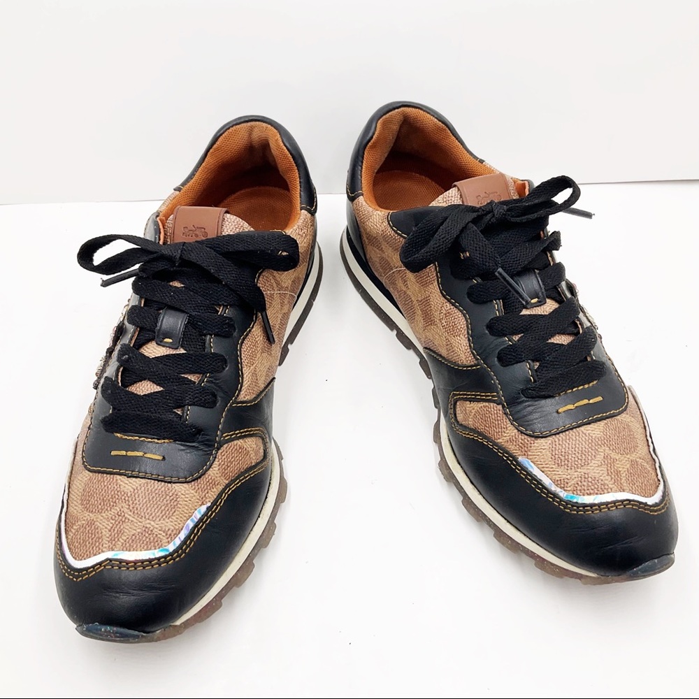 {COACH} Star Embellished Sneakers - Picture 1 of 16